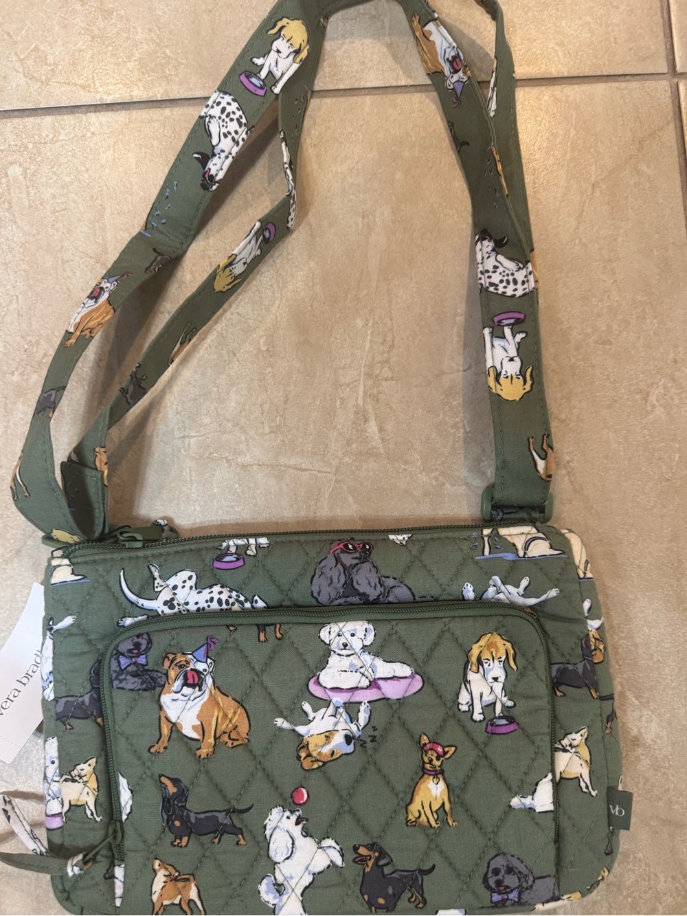 Vera Bradley Little Hipster Dog Park Bag - Picture 5 of 12